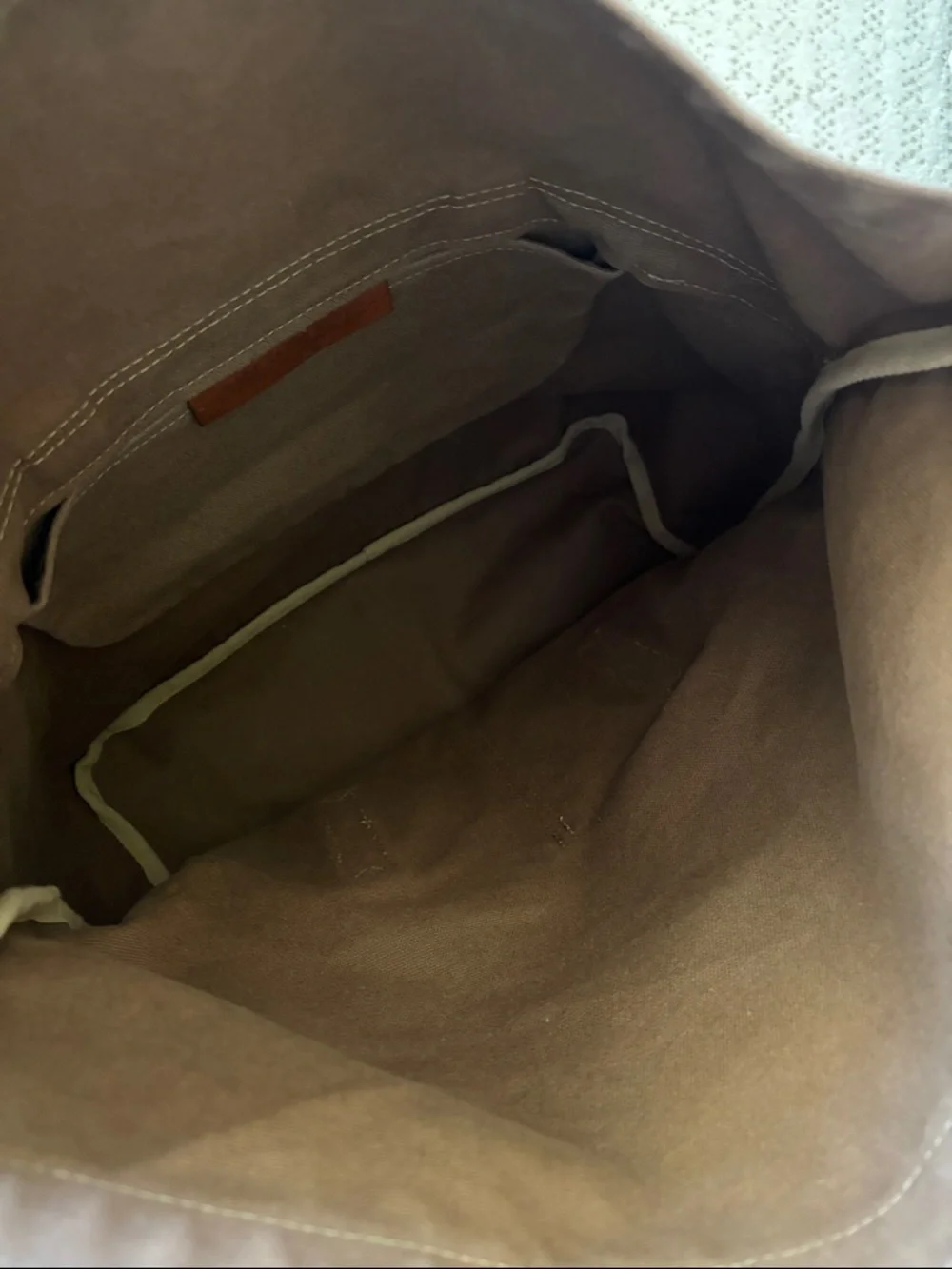 MAKR Carry Goods XLarge Canvas & Leather Farm Bag Tote Made in USA Tobacco/Brown